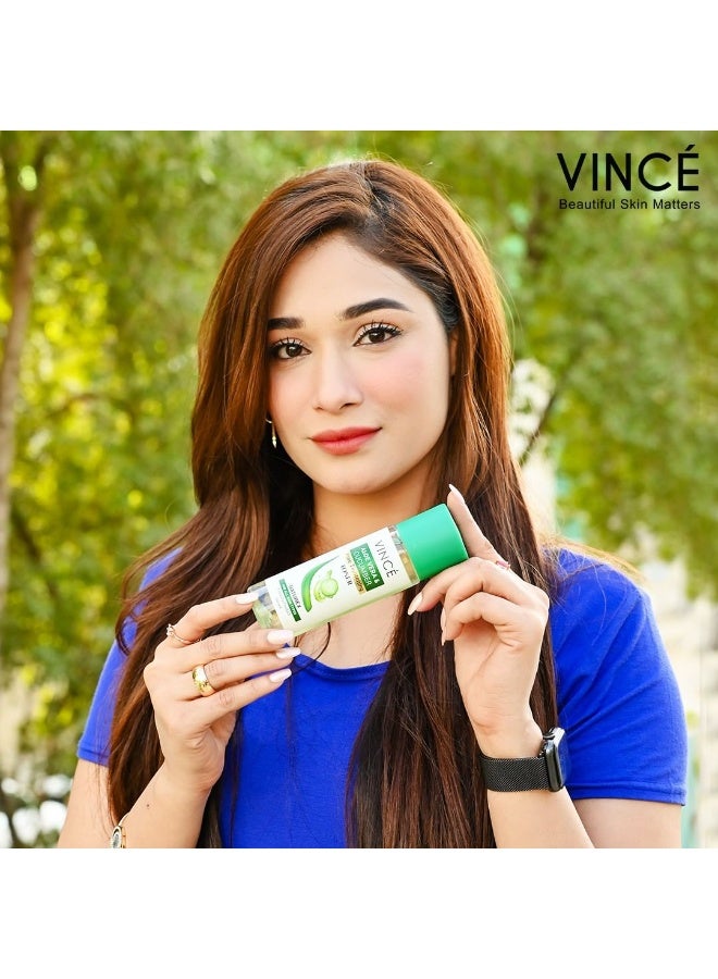VINCE Face Toner - Deal 2 – Tighten Open Pores, Soothes Skin, Balances Moisture, Improves Texture, Reduces Dullness and Enhances a Smooth, Bright, Even-Toned Complexion, 120ml Each - Image 3
